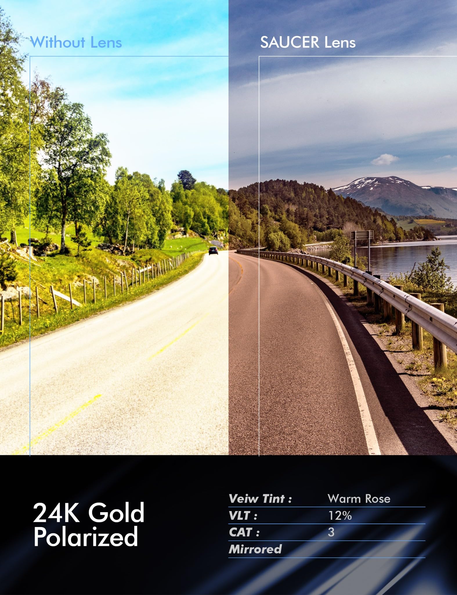 SAUCER Premium Replacement Lenses for Oakley Fuel Cell OO9096 Sunglasses - Image 4