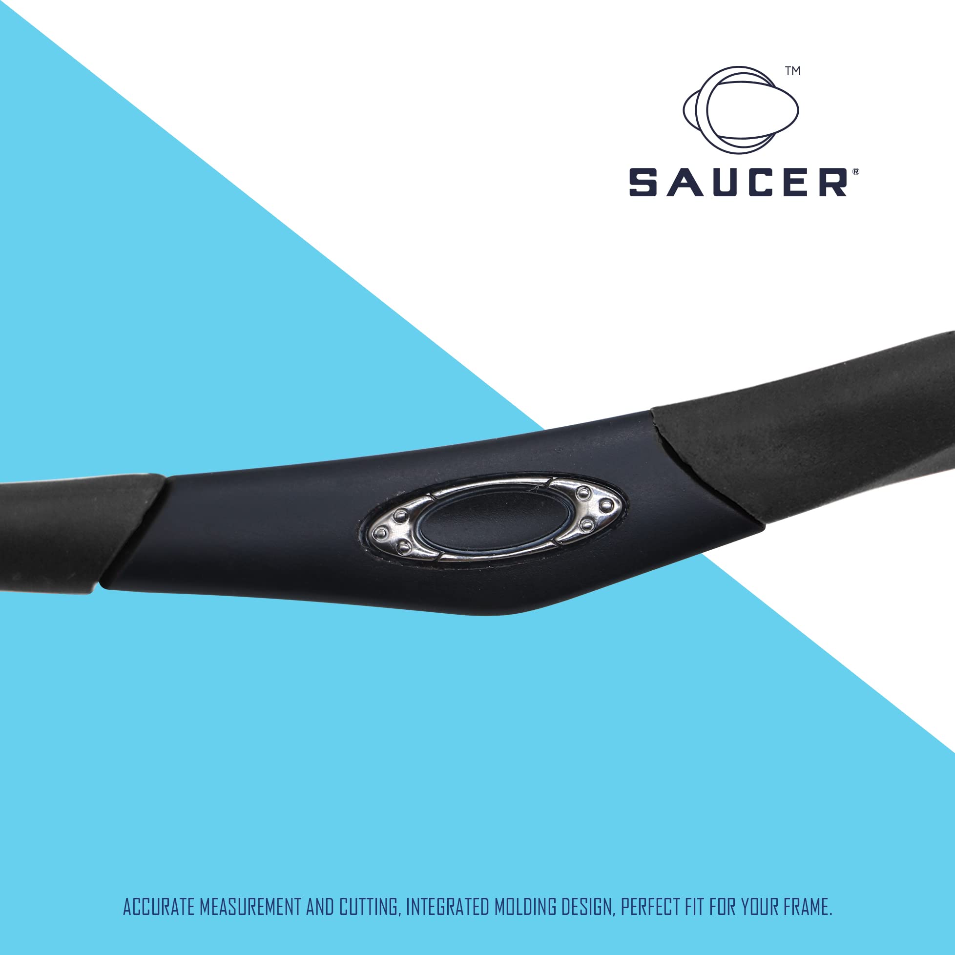 SAUCER Replacement Nose Pieces Pads & Earsocks Temple Sleeve Rubber Kit for Oakley Half Jacket | Half Jacket XLJ Sunglass - Image 3