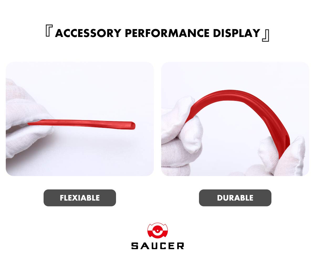 SAUCER Replacement Nose Pieces Pads & Earsocks Temple Sleeve Rubber Kit for Oakley RadarLock Path | Pitch|Edge | XL Sunglass - Image 7