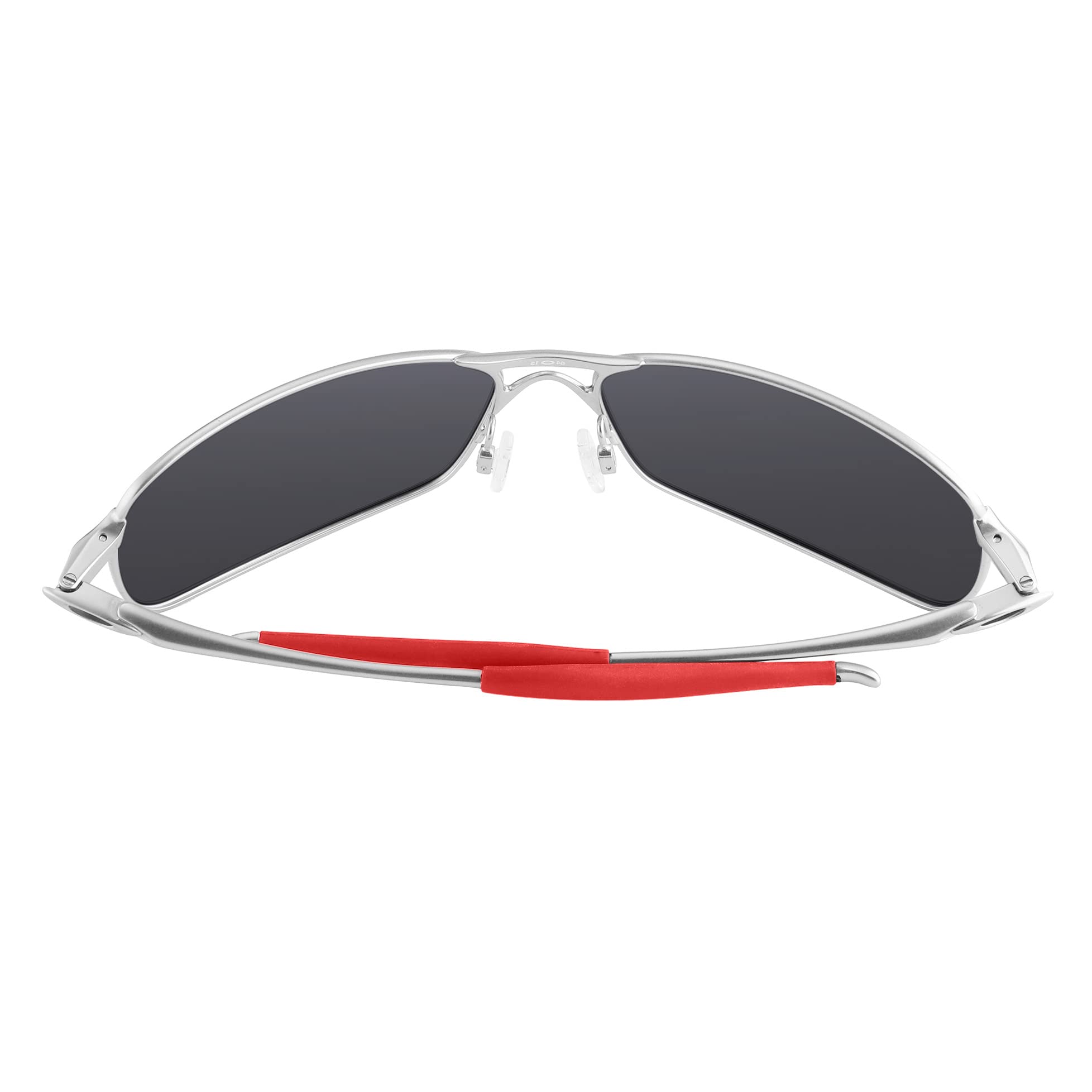 SAUCER Replacement Nose Pieces Pads & Earsocks Temple Sleeve Rubber Kit for Oakley Crosshair 2.0 OO4044 Sunglass - Image 5