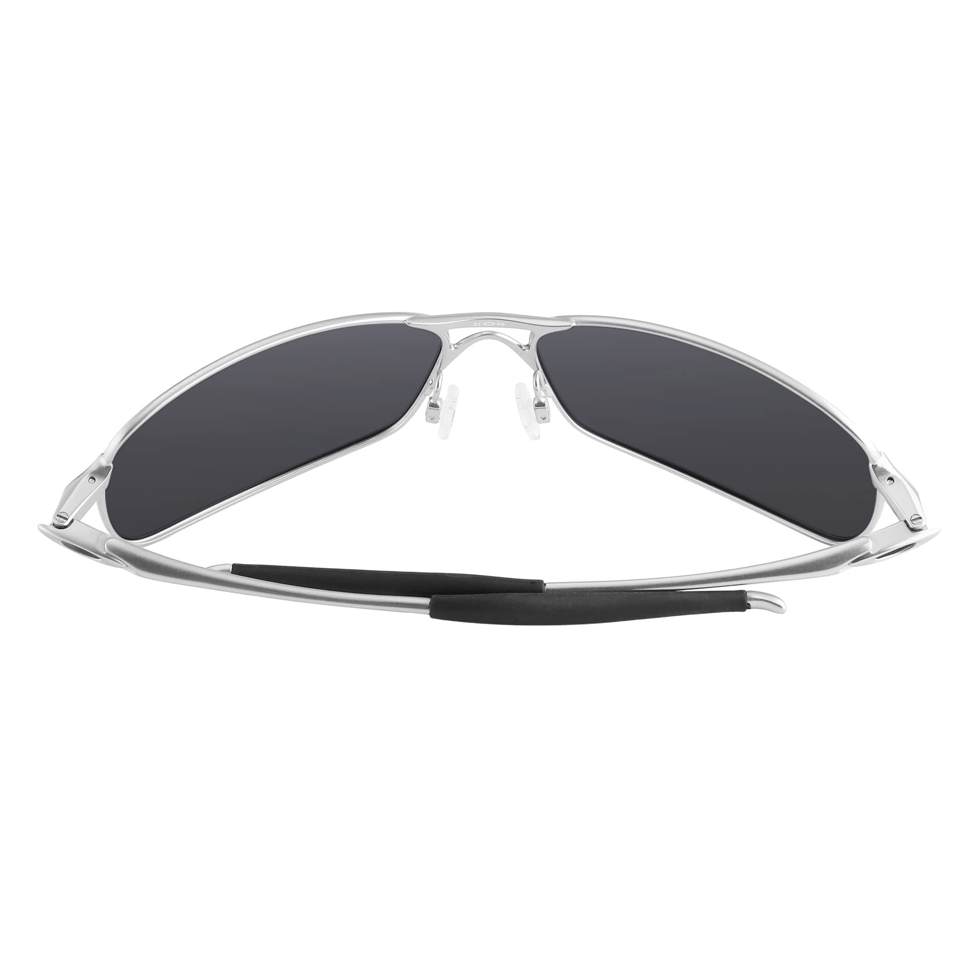 SAUCER Replacement Nose Pieces Pads & Earsocks Temple Sleeve Rubber Kit for Oakley Crosshair 2.0 OO4044 Sunglass - Image 5