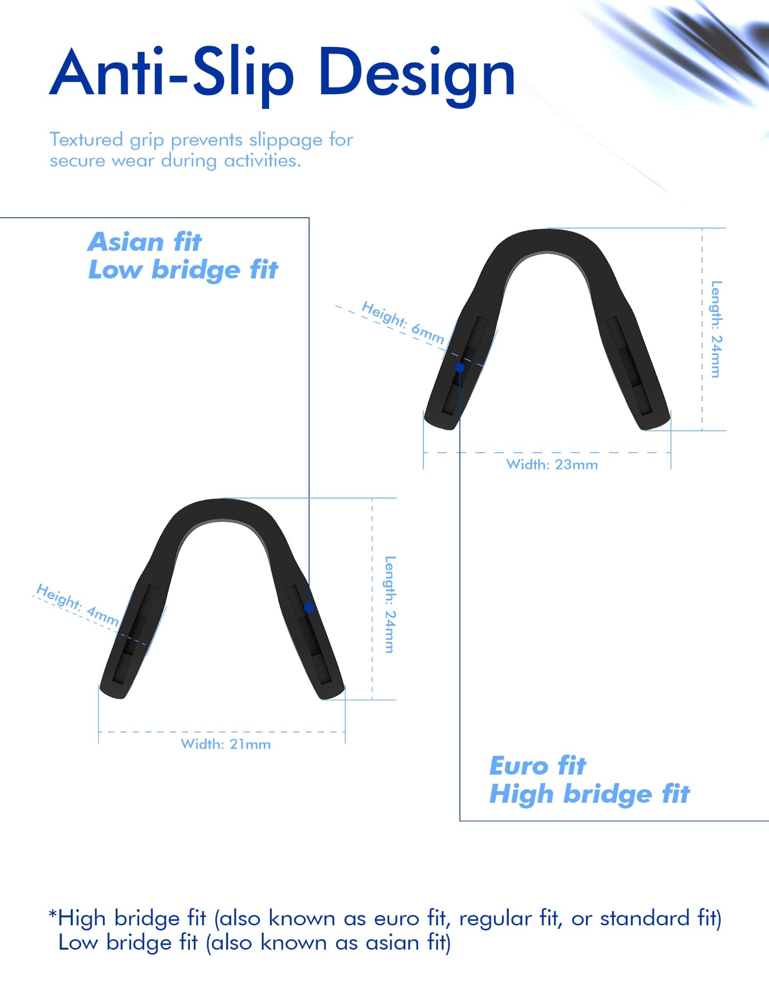 SAUCER Replacement Nose Pieces Pads for Oakley Miter OX8154 Eyeglass - Image 3