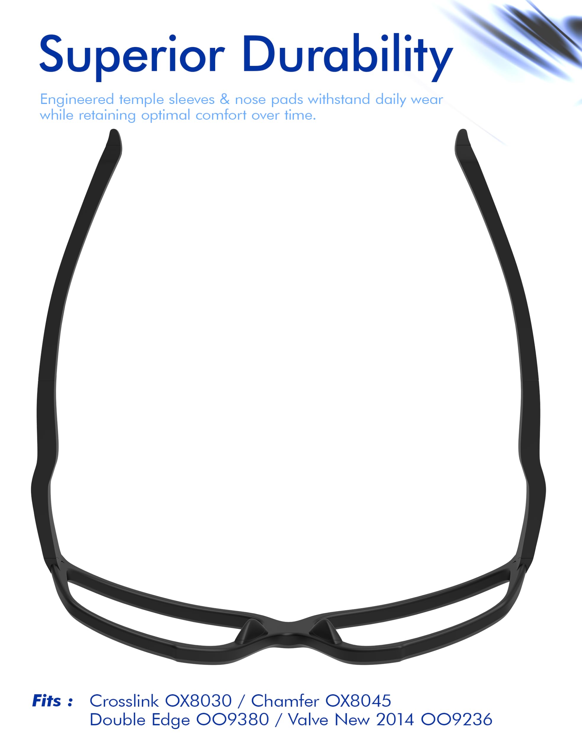 SAUCER Replacement Nose Pieces Pads for Oakley Dispute OO9233 Sunglass - Image 5